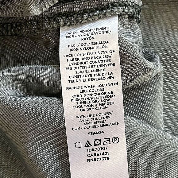 LOFT Velvet Ruffle Mock Neck Sleeveless Top Size L NWT - Picture 4 of 8